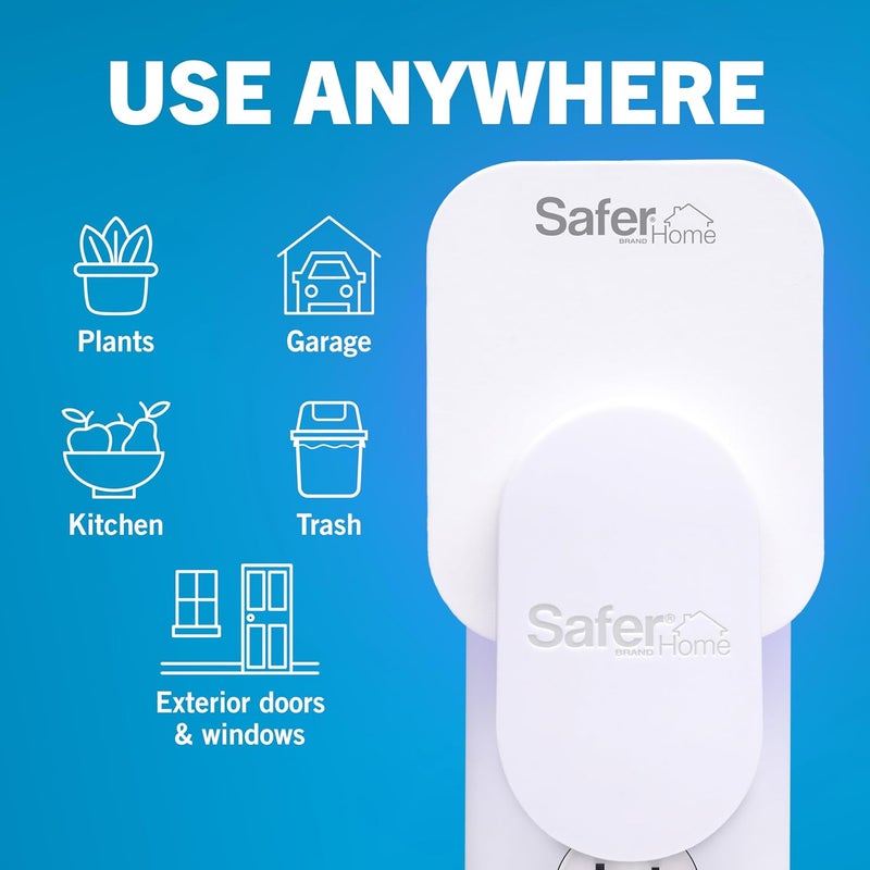 Safer Home Indoor Plug-in Fly Trap - SH502-2R4SR - Effective Fruit Fly Traps for Indoors, Gnat Traps for House Indoor, 400 Sq Ft Protection - Style: 2 Devices + 4 Glue Cards - Image 5